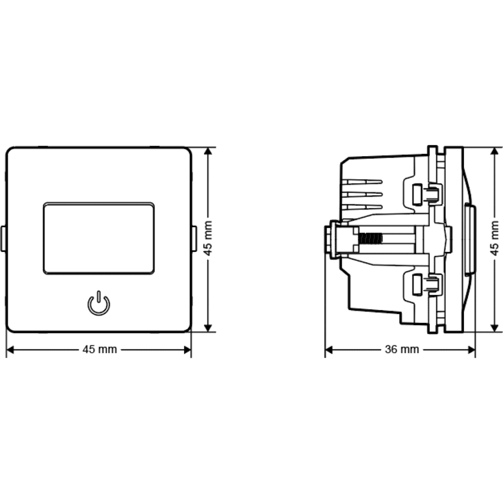 LK Fuga Wiser trådløs bevægelsessensor med relæ, uden afdækning
