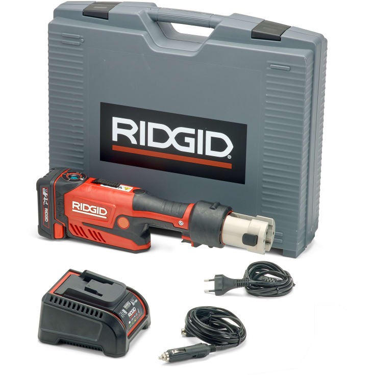 Ridgid RP351 pressemaskin m. batteri og lader