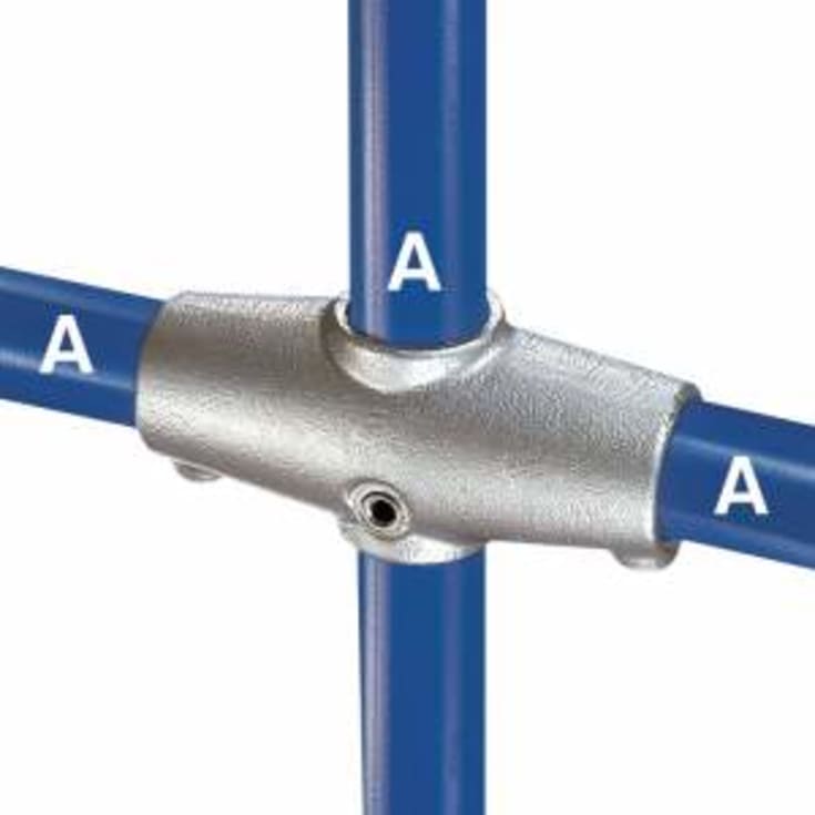 1 ½" kryss to stikkontakter for fotgjengerrekkverk +/- 7° KEE CLAMP