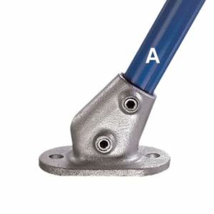 5/4" Vinklet bunnflens KEE CLAMP