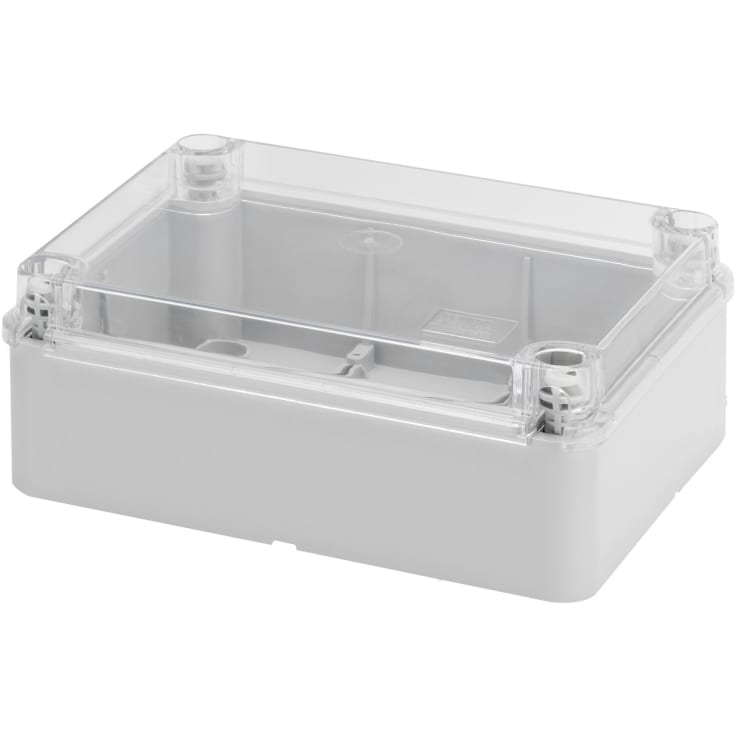 Monteringslåda 200x154x76 mm Transparent