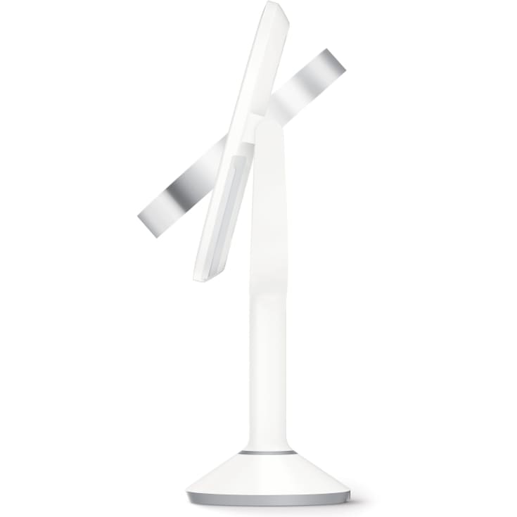 Simplehuman Trio makeup spejl med lys, dæmpbar, sensor, Ø23,2 cm, hvid