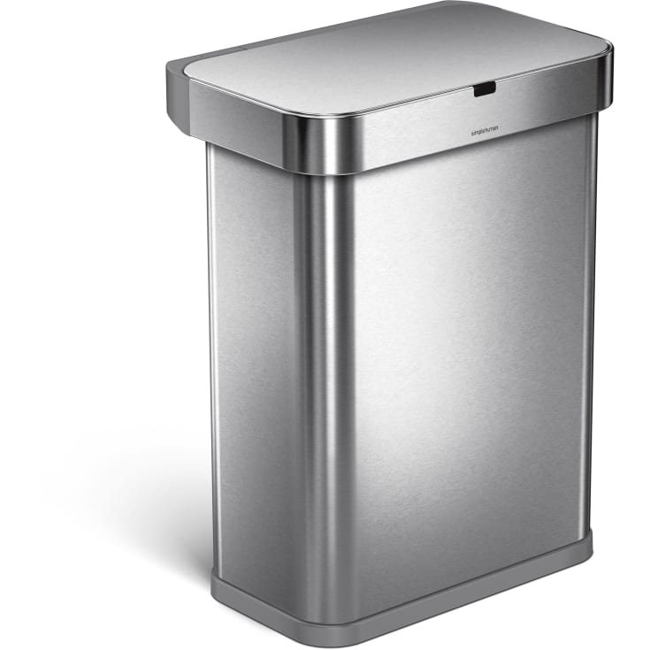 Simplehuman affaldsspand, 58 liter, sensor, børstet stål