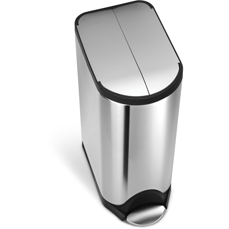 Simplehuman Butterfly affaldsspand, 30 liter, pedal, børstet stål