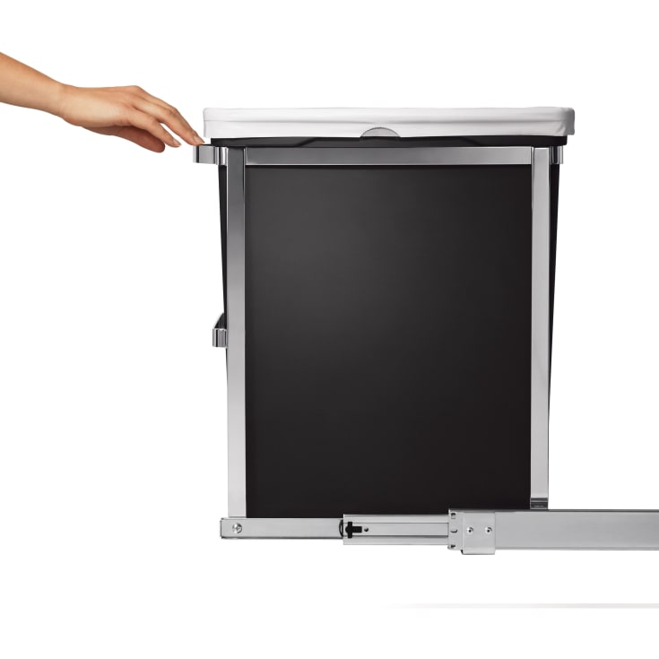 Simplehuman affaldssystem, 30 liter, sort