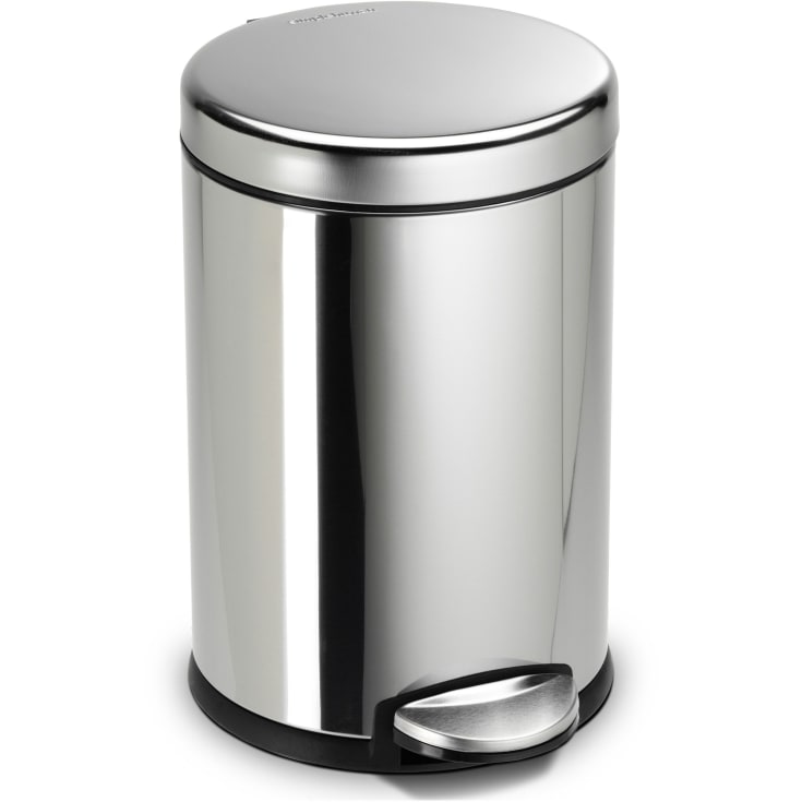 Simplehuman toiletspand, 4,5 liter, poleret rustfrit stål