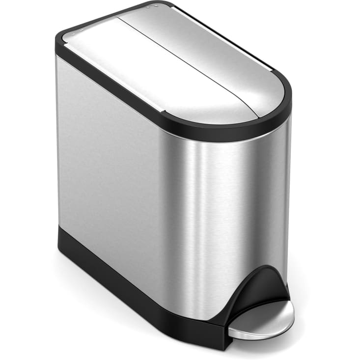 Simplehuman Butterfly affaldsspand, 10 liter, pedal, børstet stål