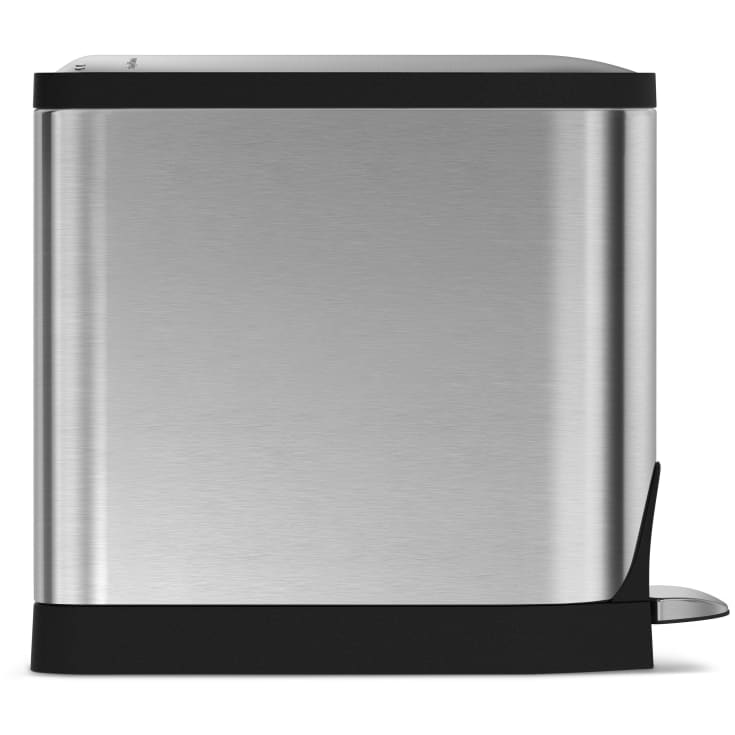 Simplehuman Butterfly affaldsspand, 10 liter, pedal, børstet stål