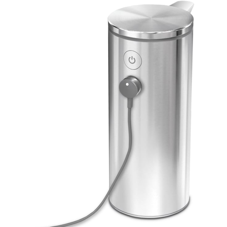 Simplehuman sæbedispenser, børstet rustfrit stål
