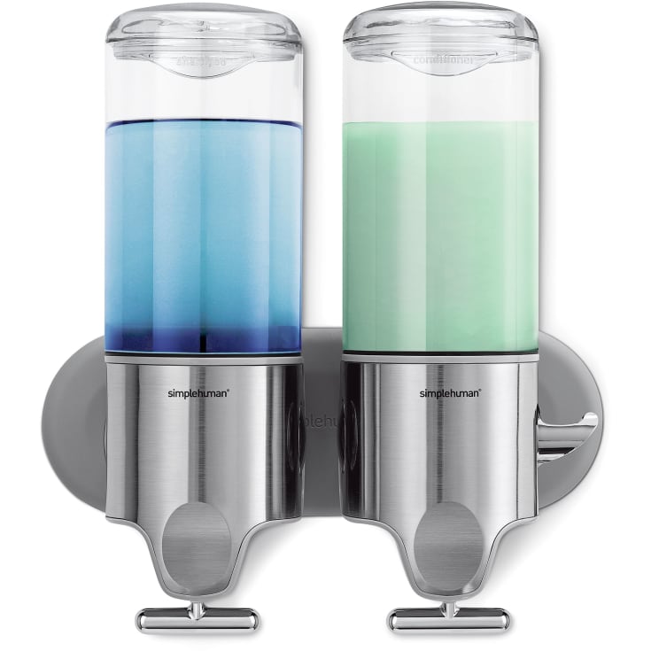Simplehuman sæbedispenser, børstet rustfrit stål