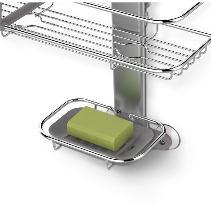 Simplehuman Shower Caddy brusehylde, mat rustfrit stål