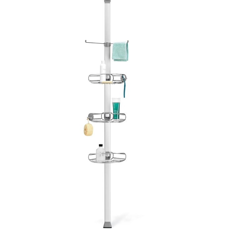 Simplehuman Shower Caddy brusehylde, mat rustfrit stål