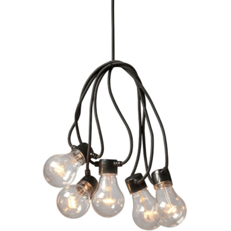 Konstsmide lyslenke, 10 ravfargede lamper