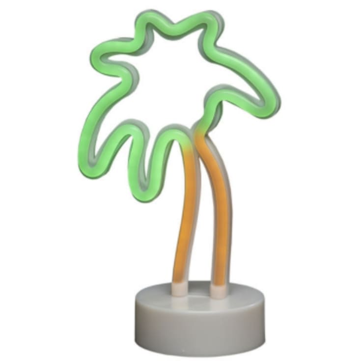 10 stk Konstsmide lysslange, batteri, grøn/gul palme