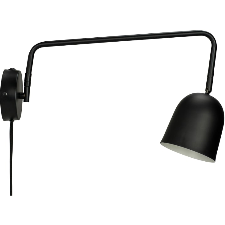 Dyberg Larsen Manchester vegglampe, sort