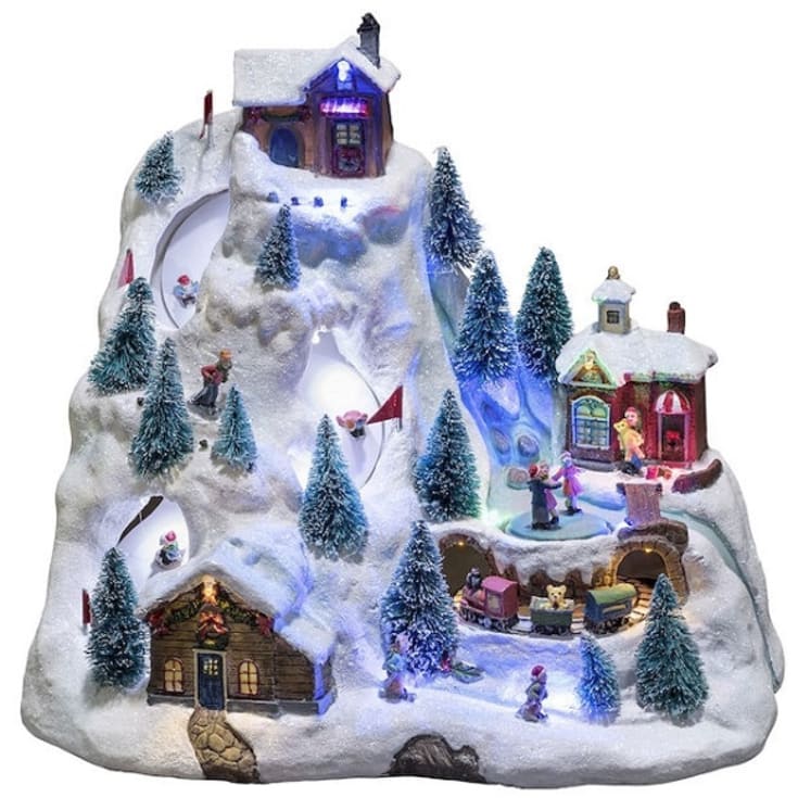 2 stk Konstsmide alpine julelandsby