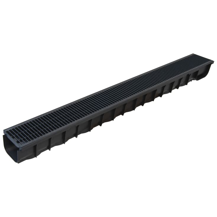 NID Basic Line avloppsränna 100 cm, utan avlopp, galler och ram
