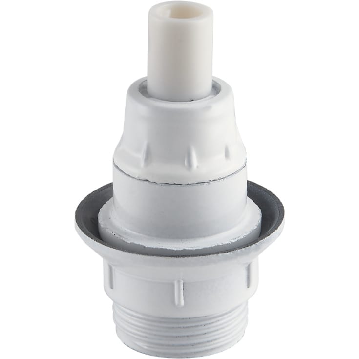 Halo Design E14 lamphållare med ring, vit