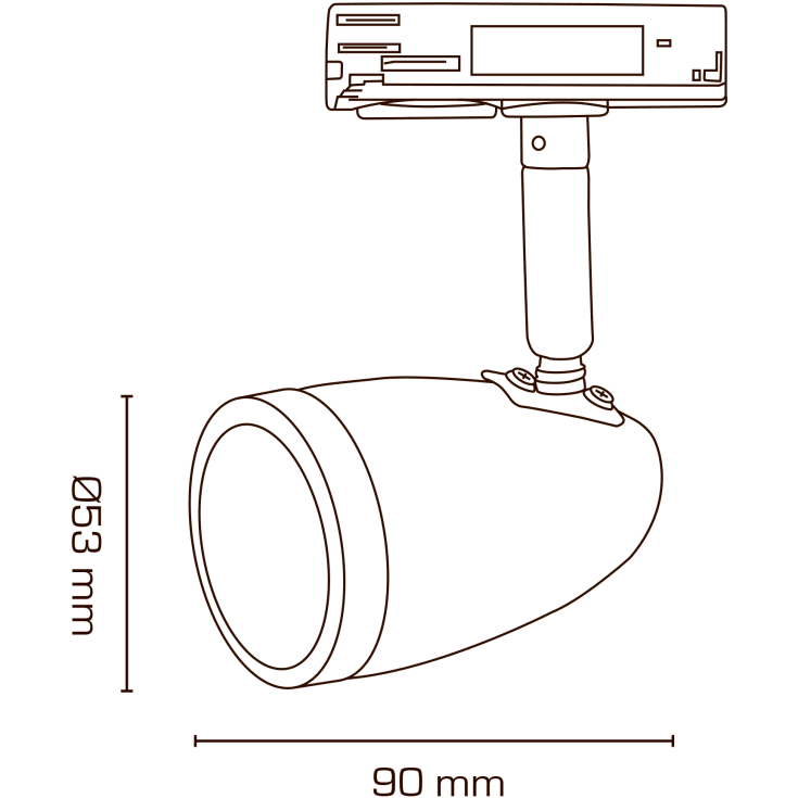 Scan Products Mita 1F skenspotlight, svart