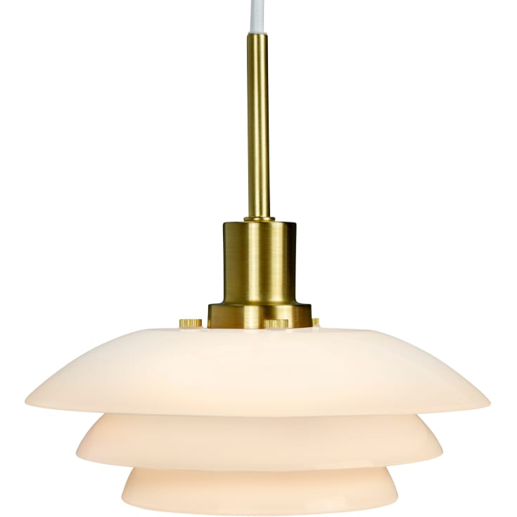 Dyberg Larsen DL20 pendellampa, opal/mässing