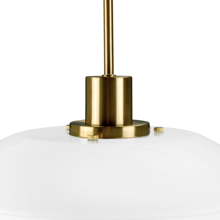 Dyberg Larsen DL31 pendellampa, opal/mässing