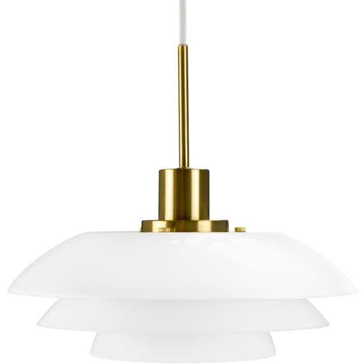 Dyberg Larsen DL31 pendellampa, opal/mässing