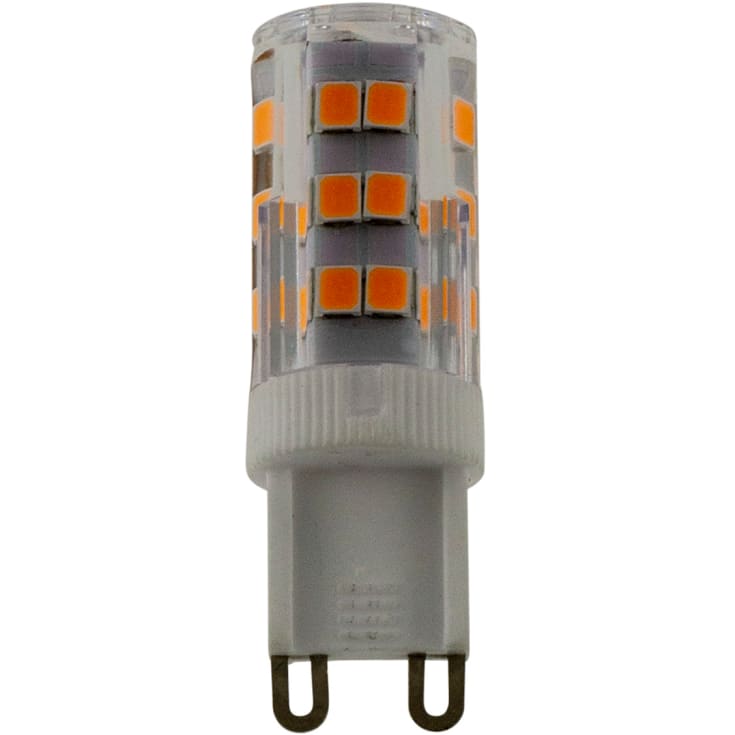 LED-lyskilde G9 4,5 W 450 lumen 3000 K, 3-trinns dimming, sett med 2 stk.