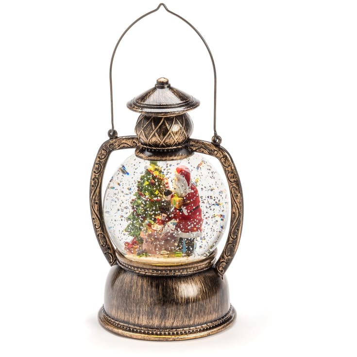 Konstsmide snøkule, julenisse