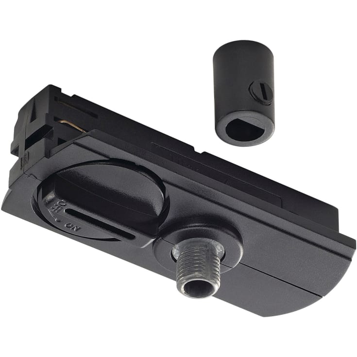 Nordtronic 1F pendeladapter, sort