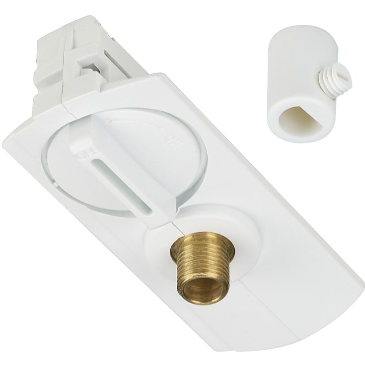 Nordtronic 1F pendeladapter, hvid