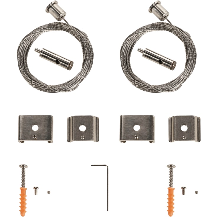Nordtronic wireophæng til 1F strømskinne, 5 meter, 2-pak