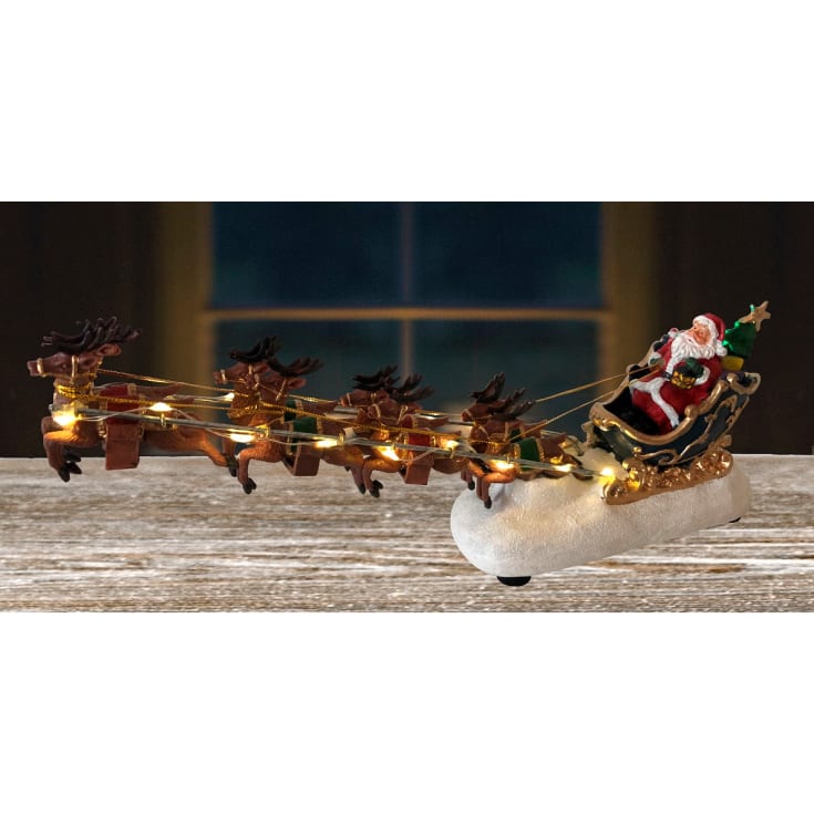 Veli Line rensdyr med julemand