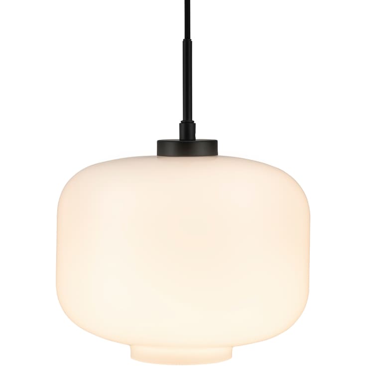Dyberg Larsen Arp pendellampa, svart, Ø25 cm