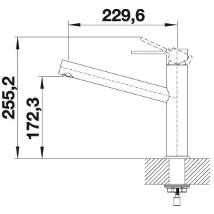 Blanco Ambis køkkenarmatur, stål