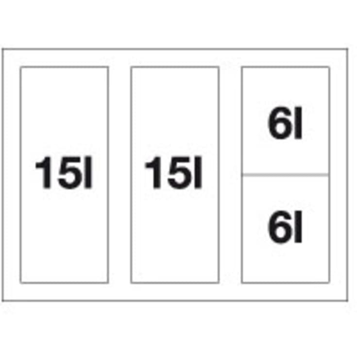 Blanco Select II 60/4 affaldssystem, 42 liter, sort