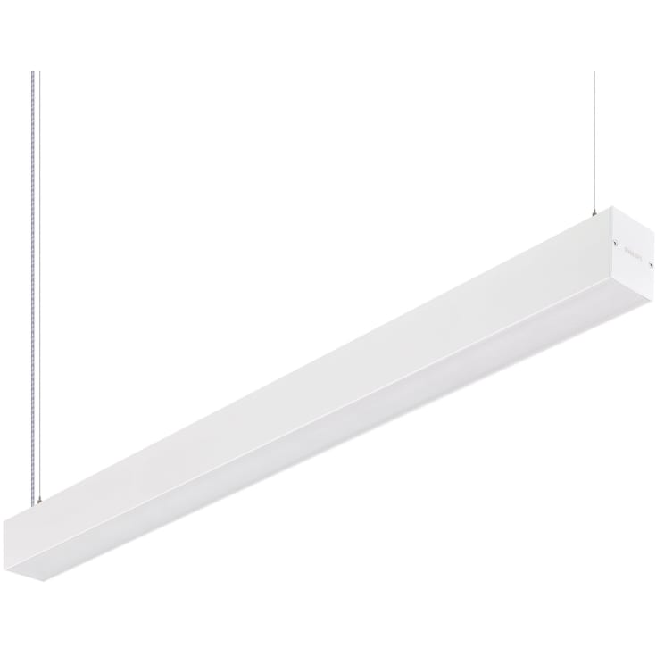 Keyline påbygget/nedhængt SM350C 4000lm/840 1200mm hvid UGR<19