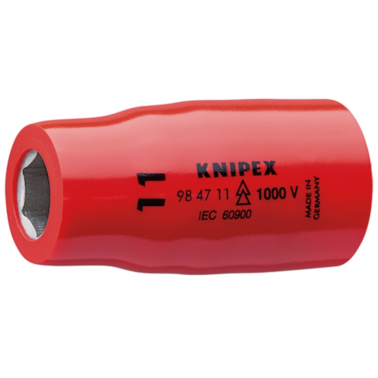 KNIPEX L-AUS topp, indre firkant 1/2", 11 mm