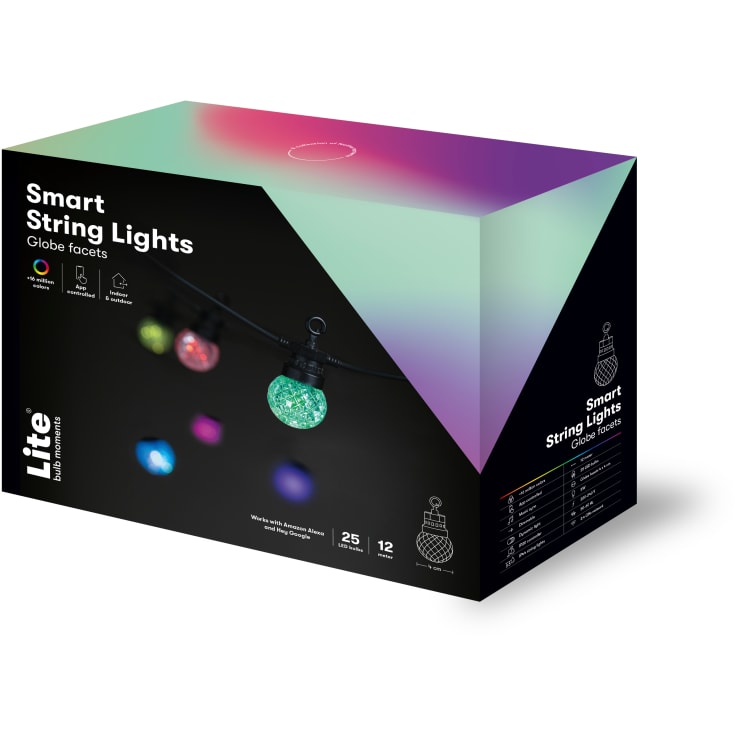 Lite bulb moments app styret udendørs lyskæde