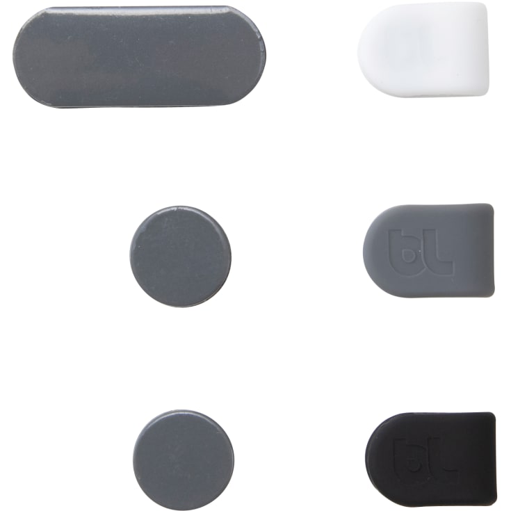 Bluelounge Magdrop ledningeholder, magnet, grå, 3 stk.