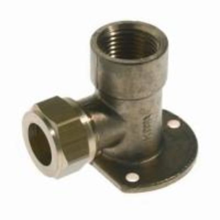 10 stk Conex forkromet kompressionsdækvinkel 1/2x15