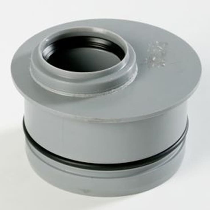 Uponor universalovergang, grå, 75/50 mm