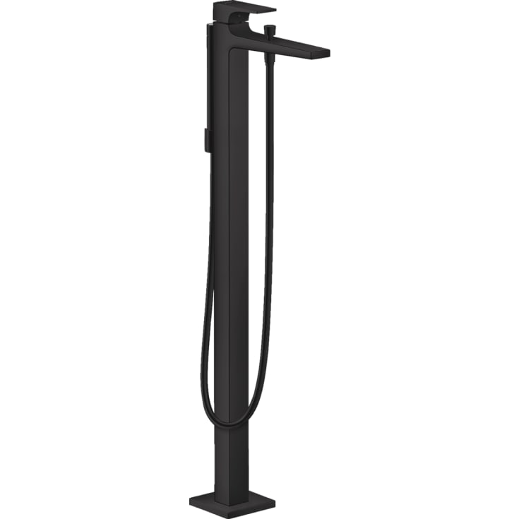 Hansgrohe badkars-/duschpelare 1,25m sl etgr med handtag svart