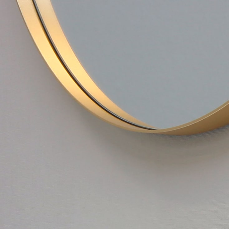 Sanibell Proline speil, Ø80 cm, mat gull