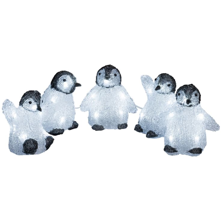 Konstsmide pingvinbørn