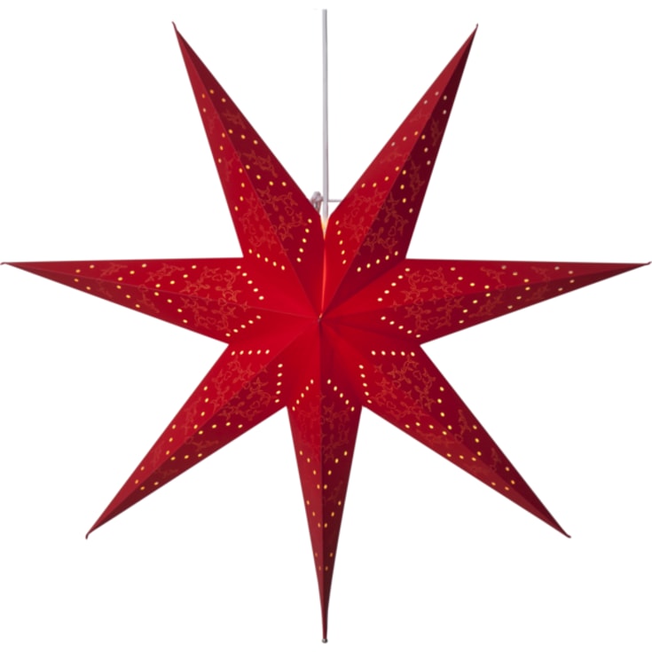 Star Trading Sensy adventsstjärna med ljus, 70 cm, röd