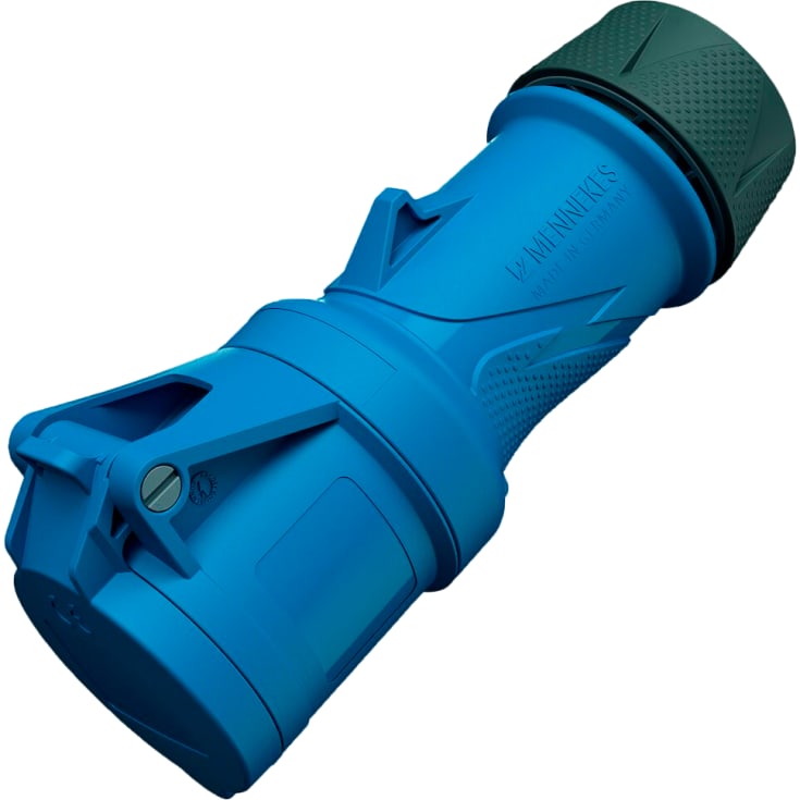 CEE Mellomledd 16A 3P, 6H, 230V, IP54, Powertop Xtra