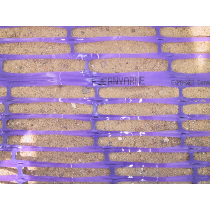 Expo-net advarselsnet, violet FJERNVARME, 0,3 x 100 m