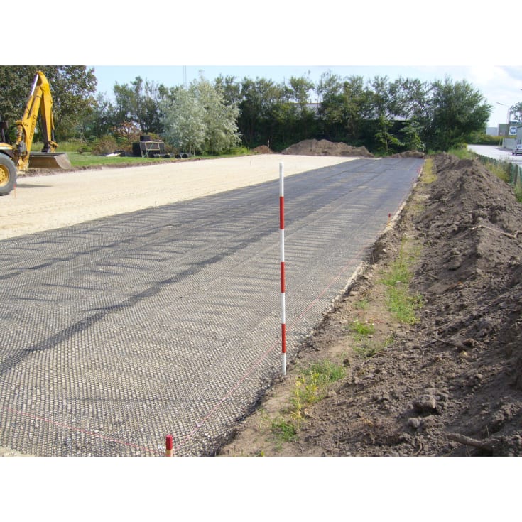 Expo-net armeringsnet 2 x 25 m, 27 x 27 x 5,2mm, sort 1311