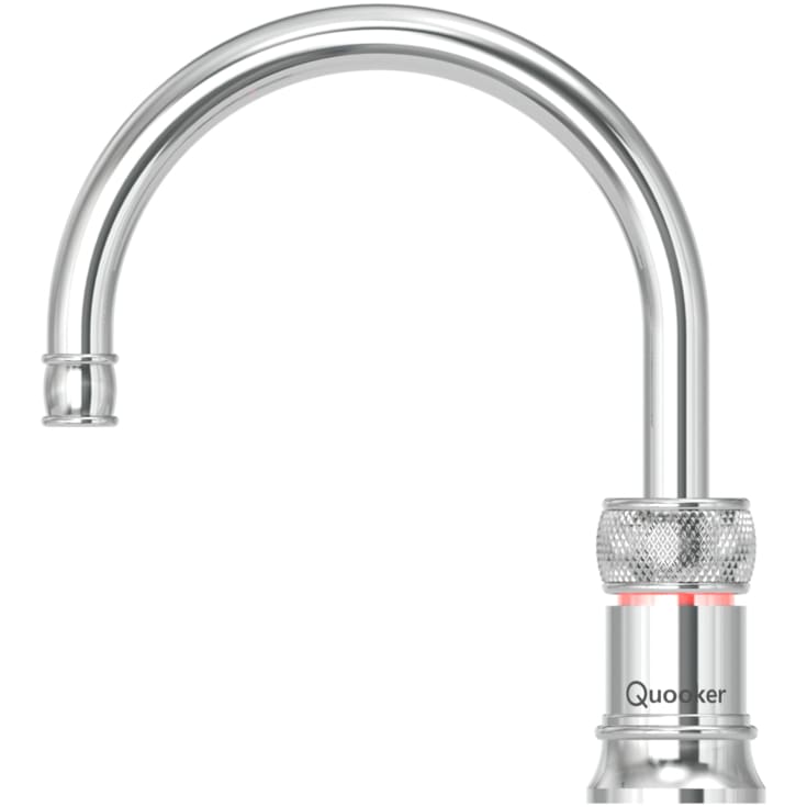 Quooker Classic Nordic Round kran med kokende vann, krom