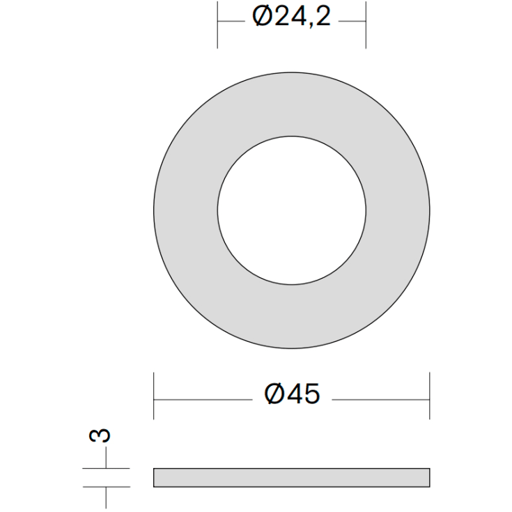 Quooker sæbedispenser roset, sort